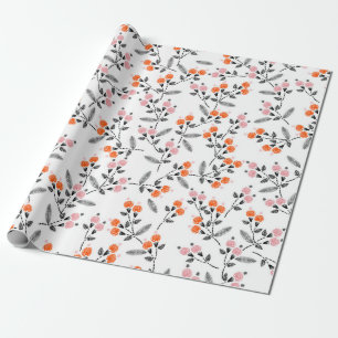 Handstich Stickerei Nahtloses Muster mit Litze Geschenkpapier