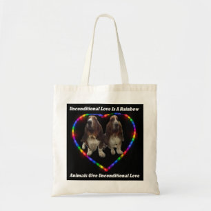 Handtasche ohne Bedingungen Liebe ist ein Regenbog Tragetasche