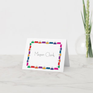 Handtaschen Border Personalisiert Stationery
