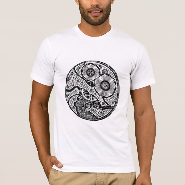 Handtaschen-Uhr-Mechanismus T-Shirt (Vorderseite)
