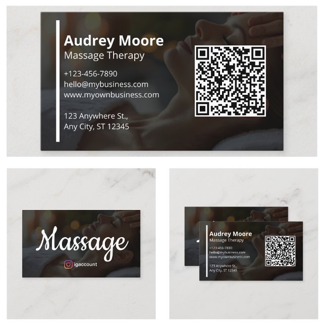 Handtherapeut Massage Therapie Visitenkarte (Hands Therapist Massage Therapy Business Card
)