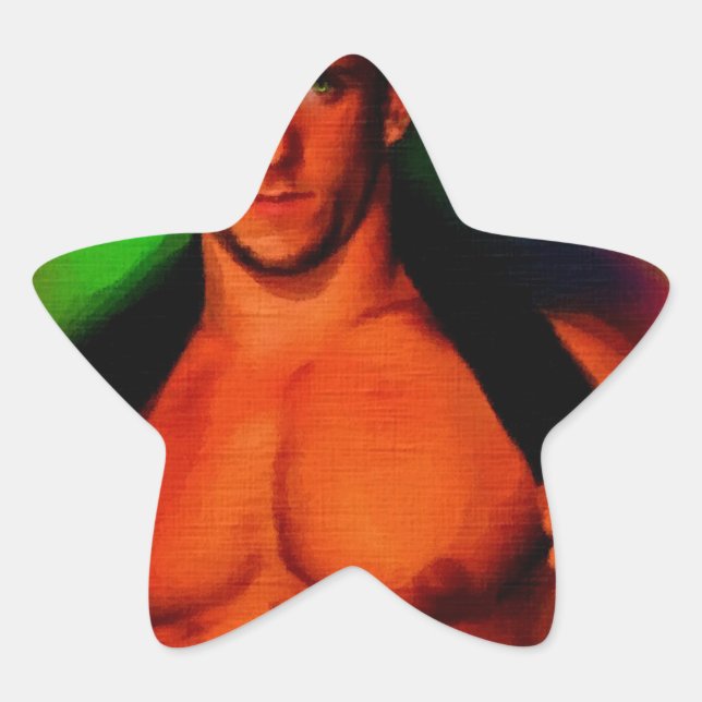 Handtuch ab  Stern-Aufkleber (Vorderseite)