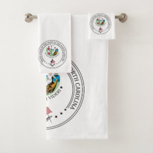 Handtuch Freimaurerei Loge Staat North Carolina Badhandtuch Set