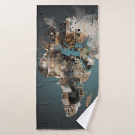 Handtuch für abstrakte Kunst Badehandtuch