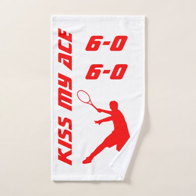 Handtuch für Tennisliebhaber für die Fan und Spiel (Handtuch)