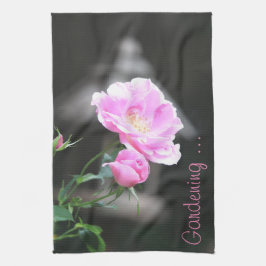 Handtuch im Gartenstil