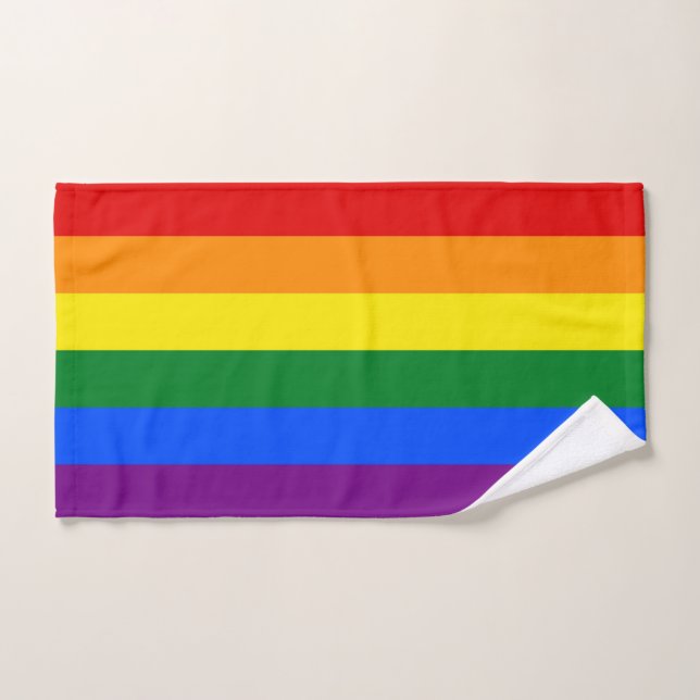 Handtuch mit Fahne für LGBT (Handtuch)