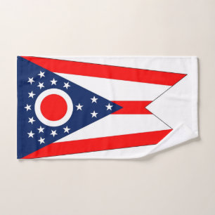 Handtuch mit Fahne Ohio Staat, USA