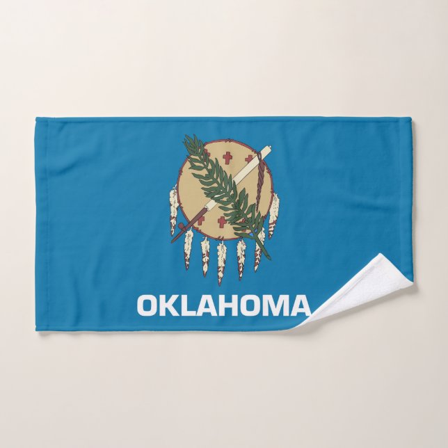 Handtuch mit Fahne Oklahoma Staat, USA (Handtuch)