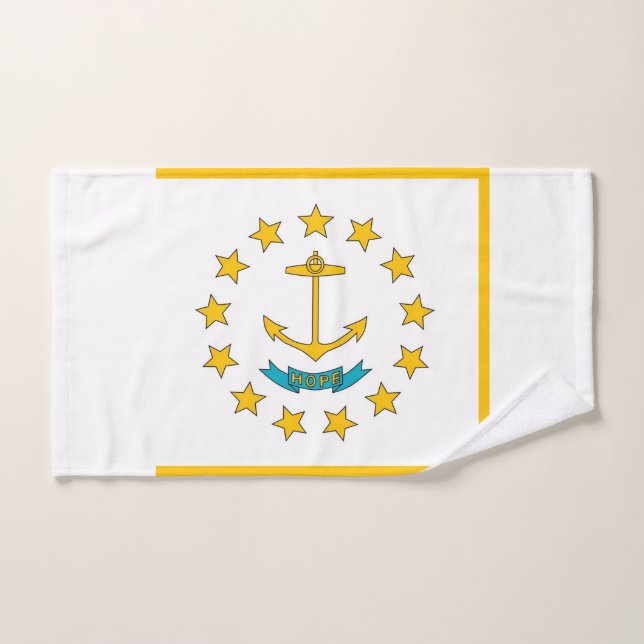 Handtuch mit Fahne Rhode Island Staat, USA (Handtuch)