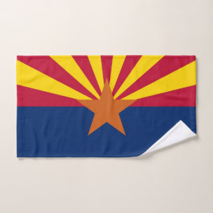 Handtuch mit Fahne von Arizona Staat, USA