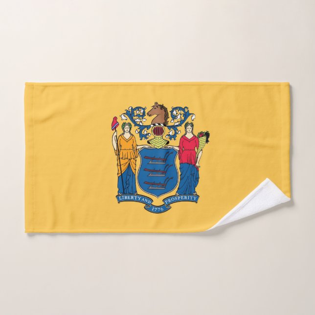 Handtuch mit Flag New Jersey Staat, USA (Handtuch)