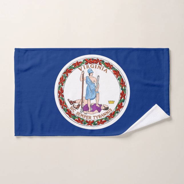 Handtuch mit Flag Virginia Staat, USA (Handtuch)