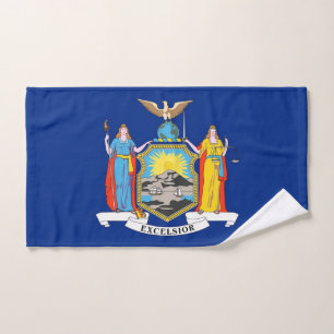 Handtuch mit Flag von New York Staat, USA