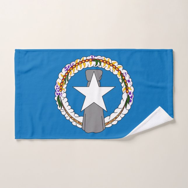 Handtuch mit Flag von Northern Mariana, USA (Handtuch)