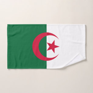 Handtuch mit Flagge Algeriens