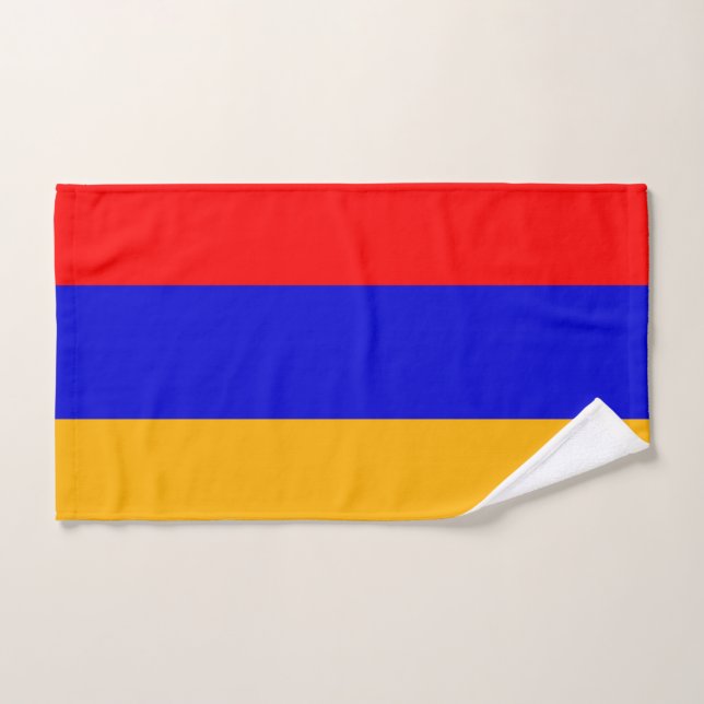 Handtuch mit Flagge Armeniens (Handtuch)