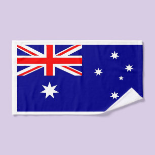 Handtuch mit Flagge Australiens