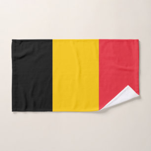 Handtuch mit Flagge Belgiens