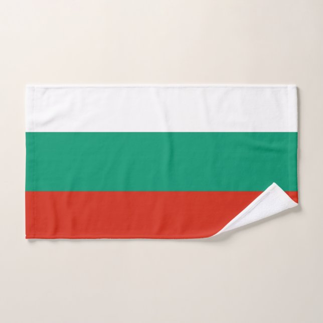 Handtuch mit Flagge Bulgariens (Handtuch)