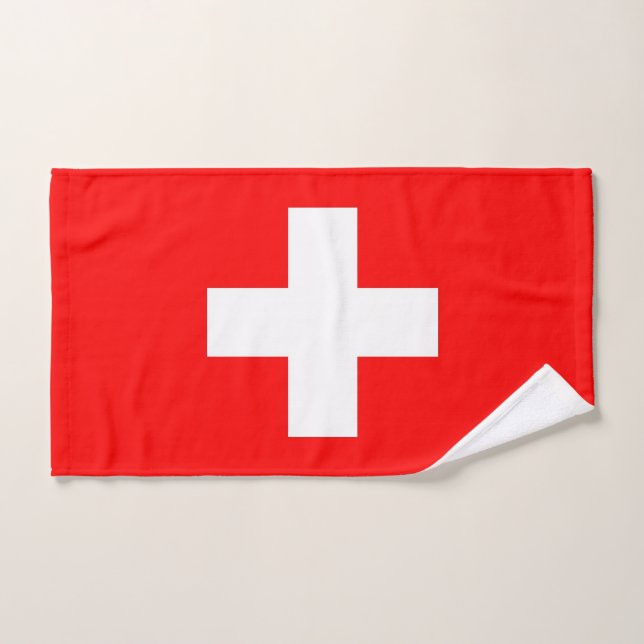 Handtuch mit Flagge der Schweiz (Handtuch)