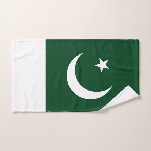 Handtuch mit Flagge Pakistans (Handtuch)