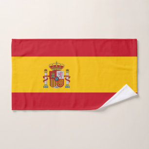 Handtuch mit Flagge Spaniens