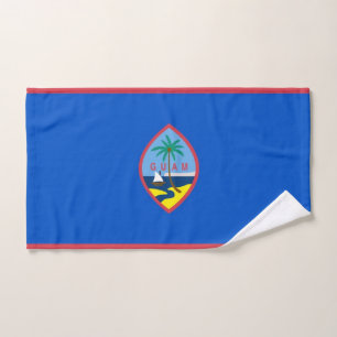 Handtuch mit Flagge von Guam, USA