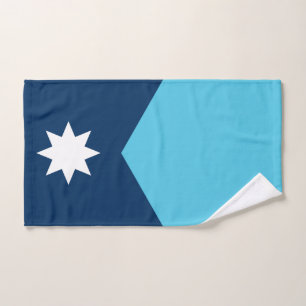 Handtuch mit Flagge von Minnesota