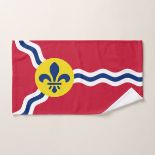 Handtuch mit Flagge von St. Louis, Missouri