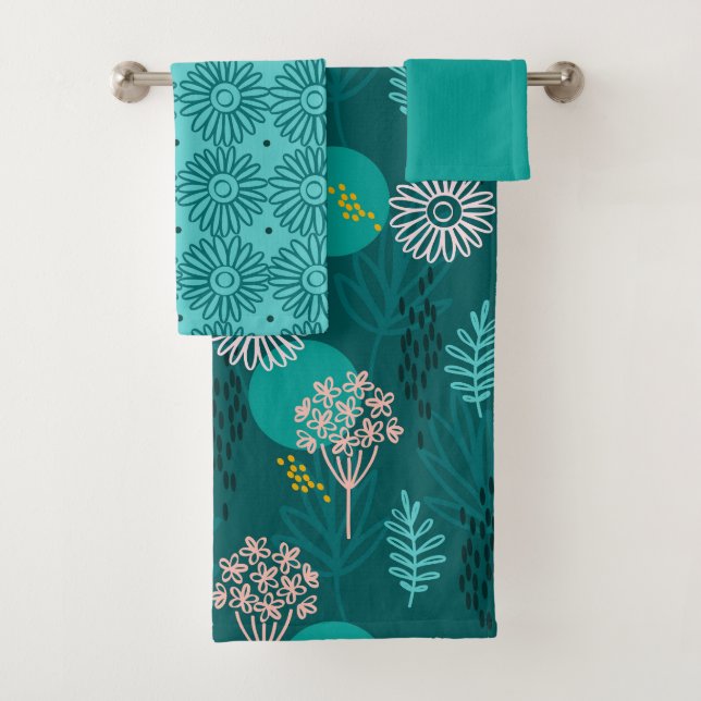 Handtuch mit modernem minimalistischem Design. Badhandtuch Set (Insitu)