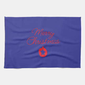 Handtuch mit Weihnachtsaufdruck