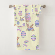 Handtuch Set Egg Bunnies