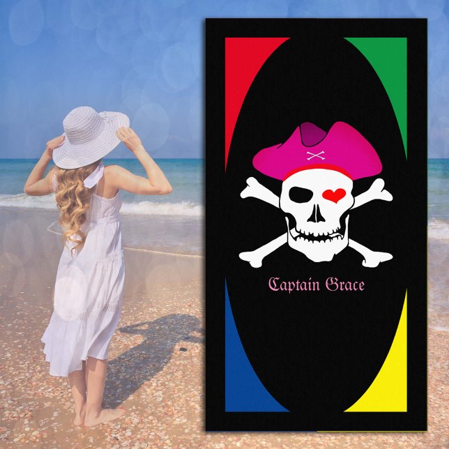 Handtuch von Piraten, Kapitän "Grace" Urlaub, farb (Von Creator hochgeladen)