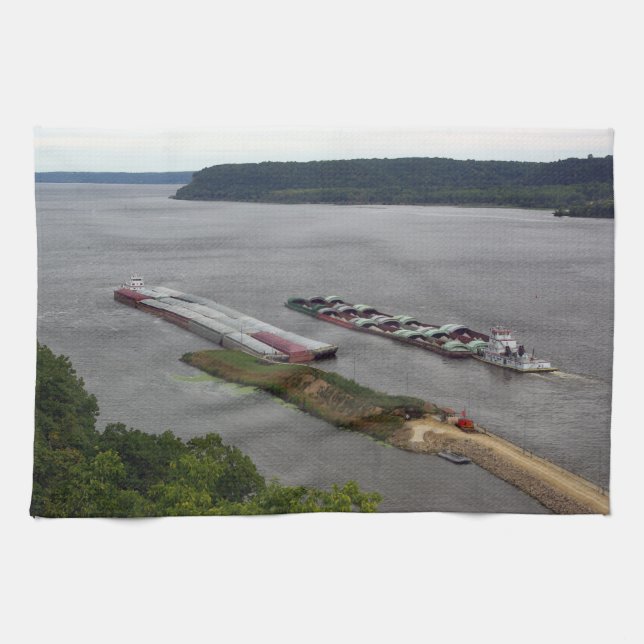 Handtuch vorbeifahrend Küchentuch (Horizontal)