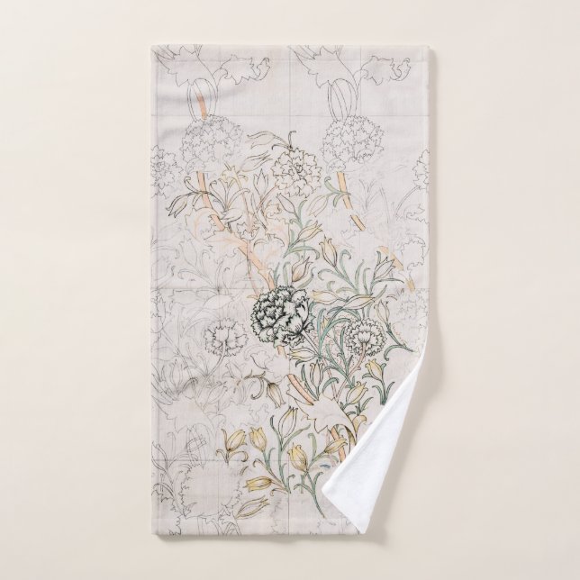 Handtuch: WILLIAM MORRIS : WILD TULIP Handtuch (Handtuch)