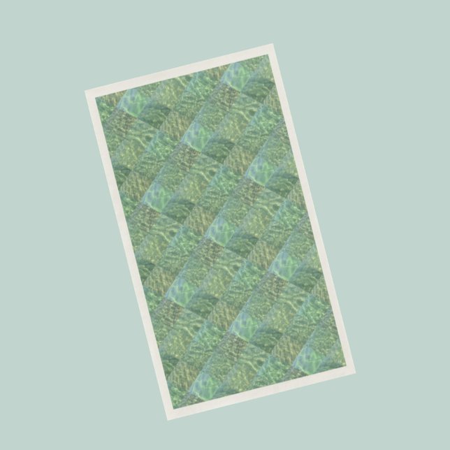 Handtücher aus Sea Green Papier Serviette (Von Creator hochgeladen)