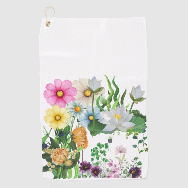 Handtücher für Golf | Personalisierte Golfgeschenk (Vorderseite)