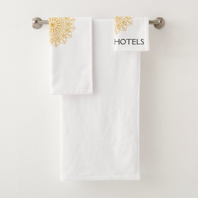 Handtücher für jedes einzelne Hotel. (Insitu)