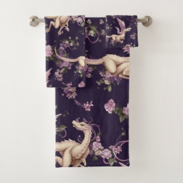 Handtücher für Lilac, Rose und weiße Drachen
