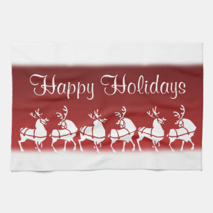 Handtücher für Weihnachten Rentier Handtuch Custom