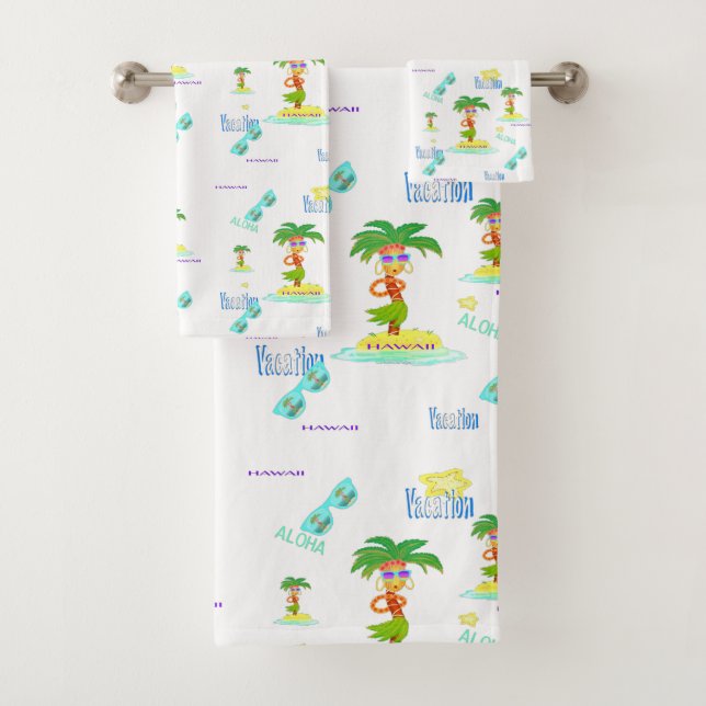 Handtuchpalme (Urlaubsmuster) Set (Insitu)