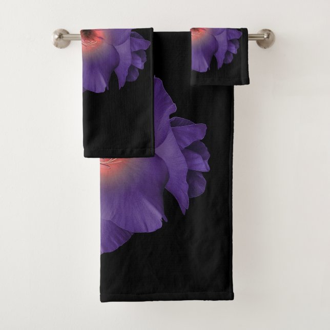 Handtuchschwert Lily Indigo Pink Badhandtuch Set (Insitu)