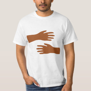 Handumarmungs-Pressungs-Umarmungs-Shirt frei T-Shirt