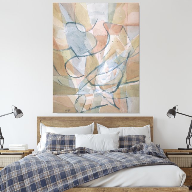 Handwalker Leinwanddruck (Insitu (Schlafzimmer))