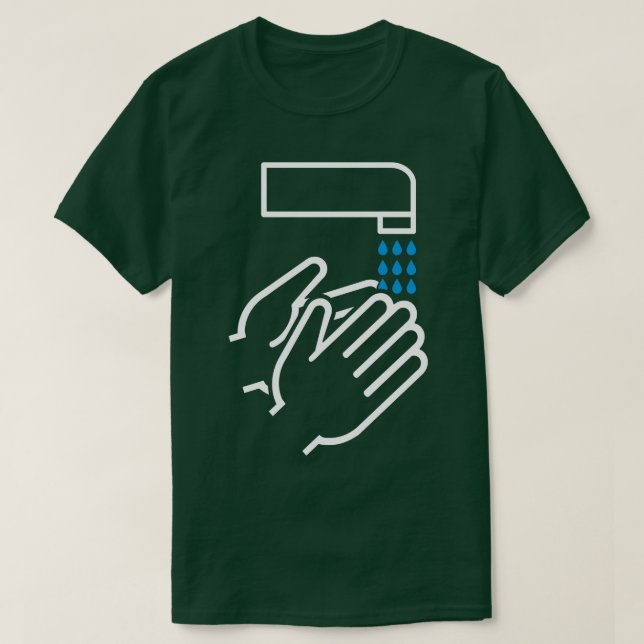 Handwäsche 1 T-Shirt (Design vorne)
