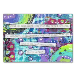 Handwerk-Exodus 35:31 Tischnummer