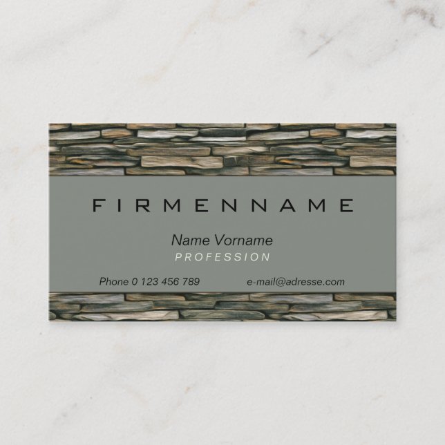 handwerk visitenkarte (Vorderseite)