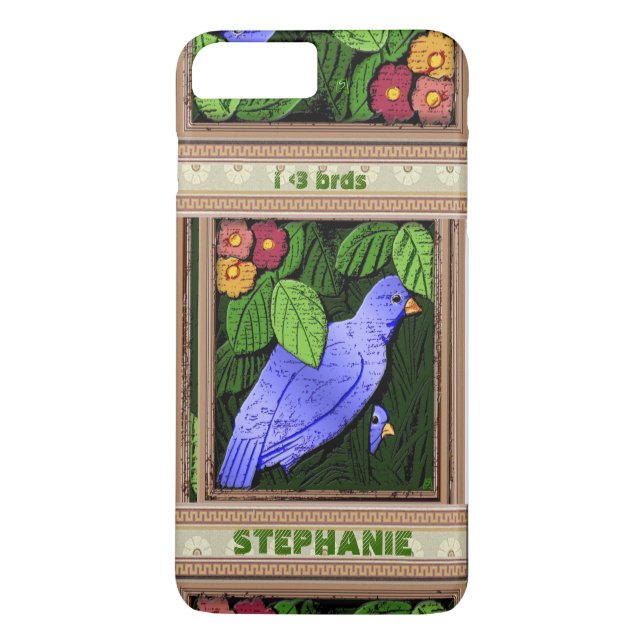 Handwerker Birds - Personalisiert Case-Mate iPhone Hülle (Rückseite)