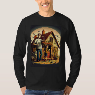 Handwerker DIY Zuhause Improvement Vater und Sohn  T-Shirt